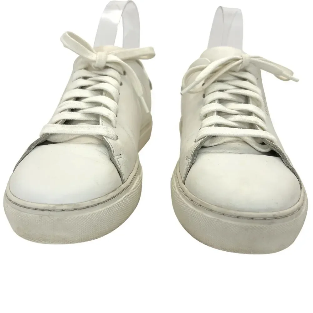 Axel Arigato Clean 90 White Leather Sneakers 39 Lace Up Low Top